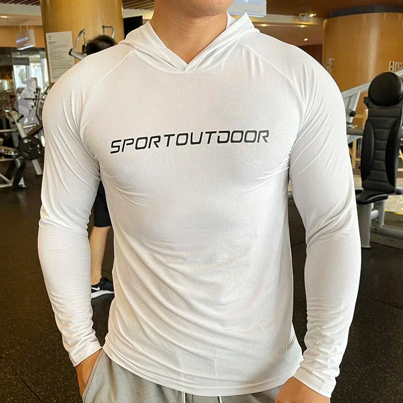 Men's Slim Fit Gym Hoodie