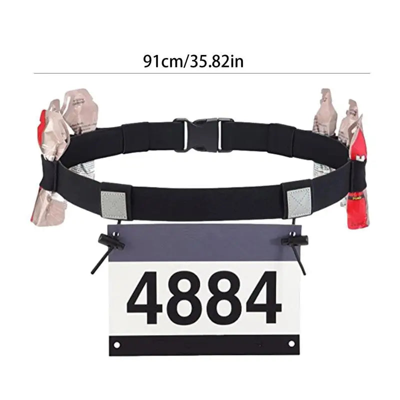 Marathon Race Number Belt