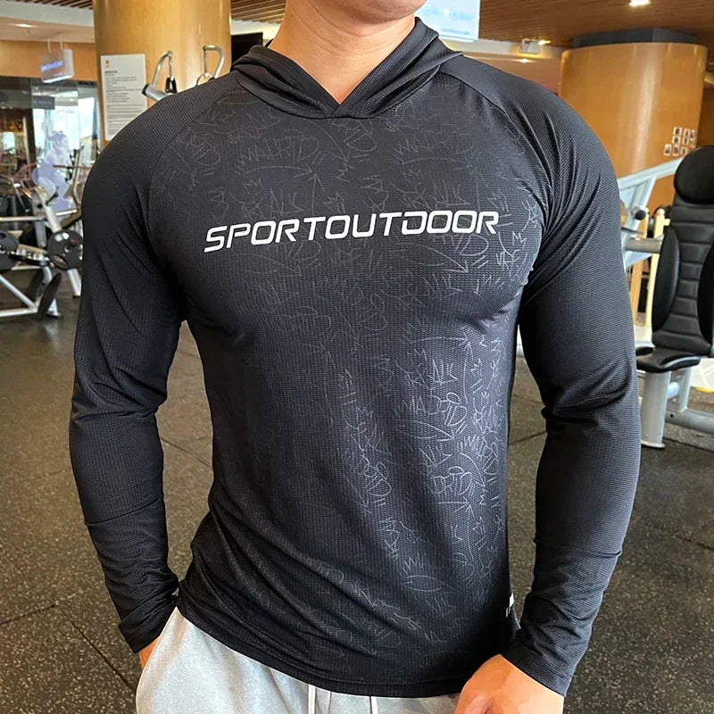 Men's Slim Fit Gym Hoodie