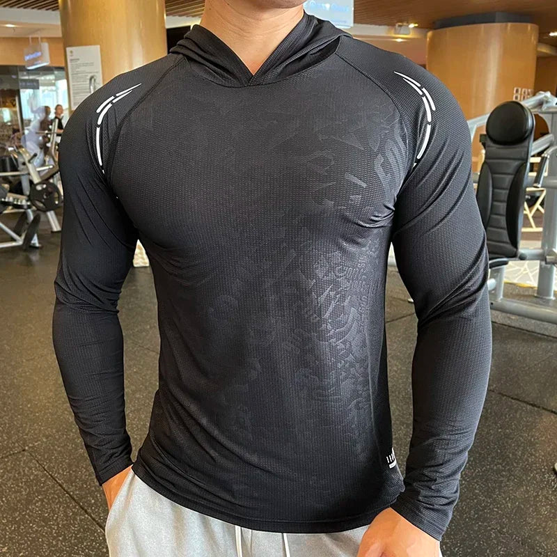 Men's Slim Fit Gym Hoodie