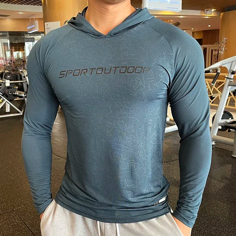 Men's Slim Fit Gym Hoodie