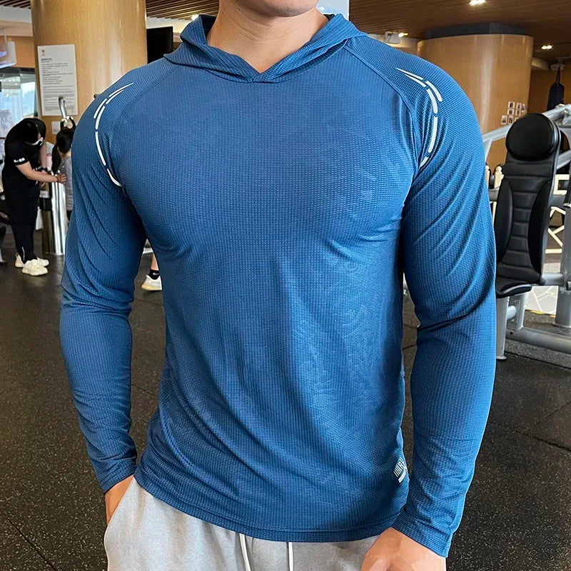 Men's Slim Fit Gym Hoodie