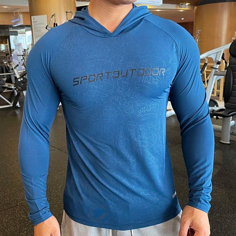 Men's Slim Fit Gym Hoodie